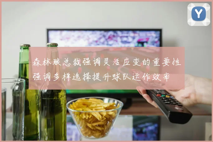 森林狼总裁强调灵活应变的重要性强调多样选择提升球队运作效率